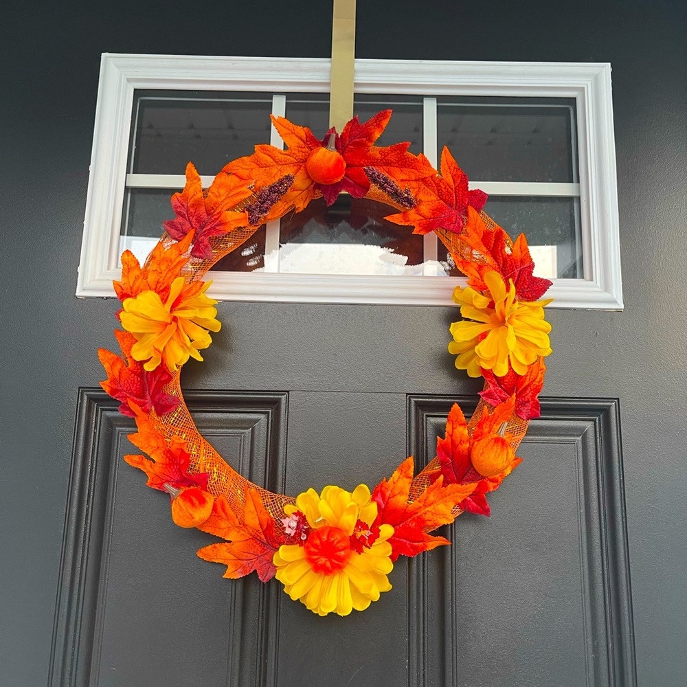 Fall decor wreath